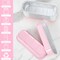 30 Pieces Mini Loaf Pans with Lids and Spoons, Pink, 6.8oz, Rectangular Aluminum Foil Baking Pans